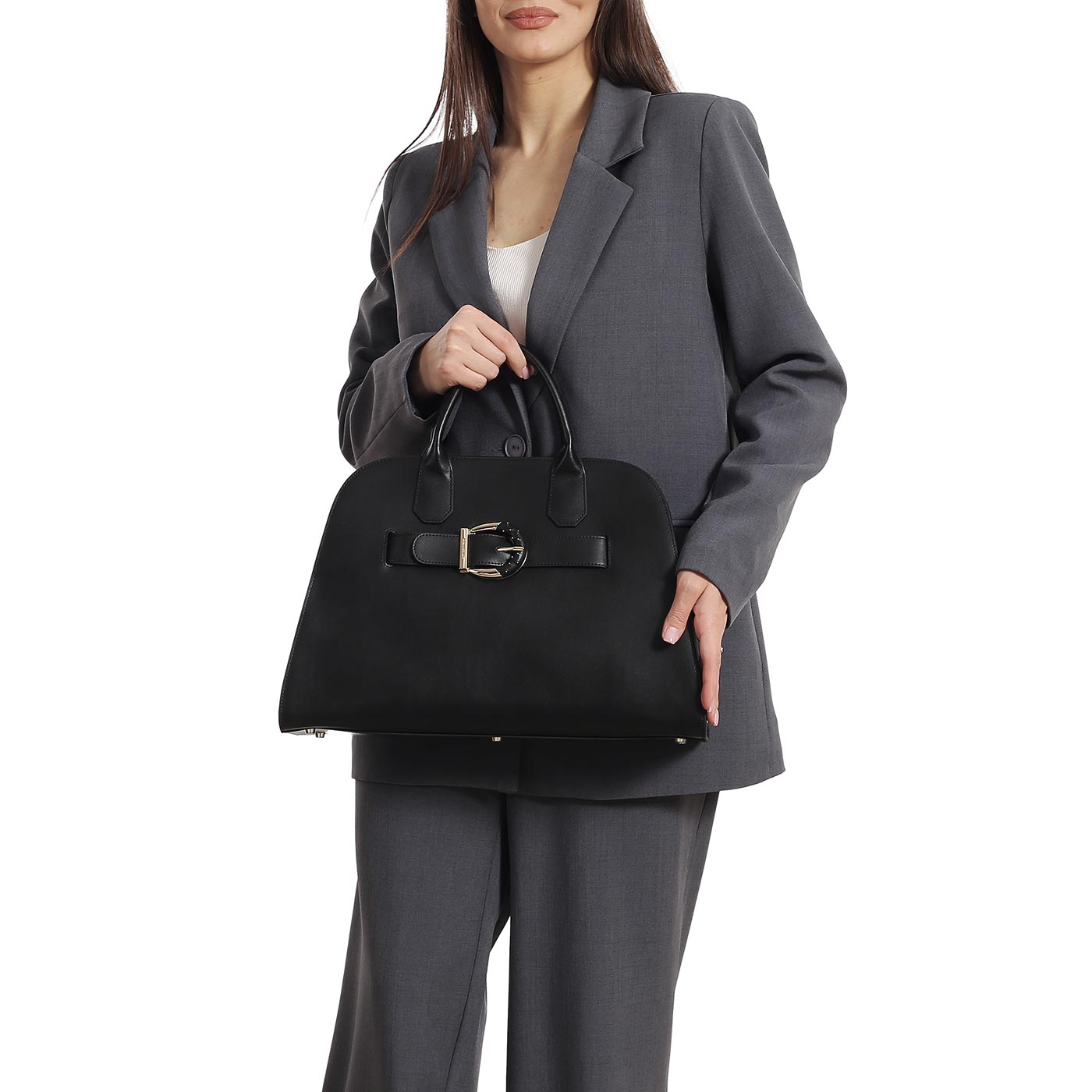 Кожаная сумка Cromia Kate