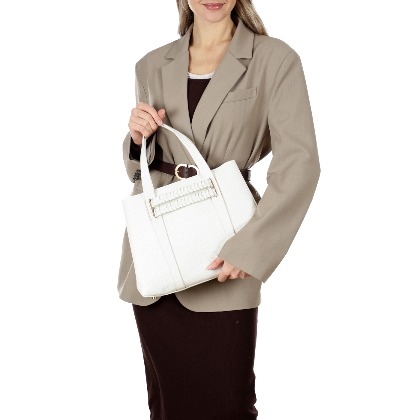 Кожаная сумка Carlo Salvatelli Charlotte gemma