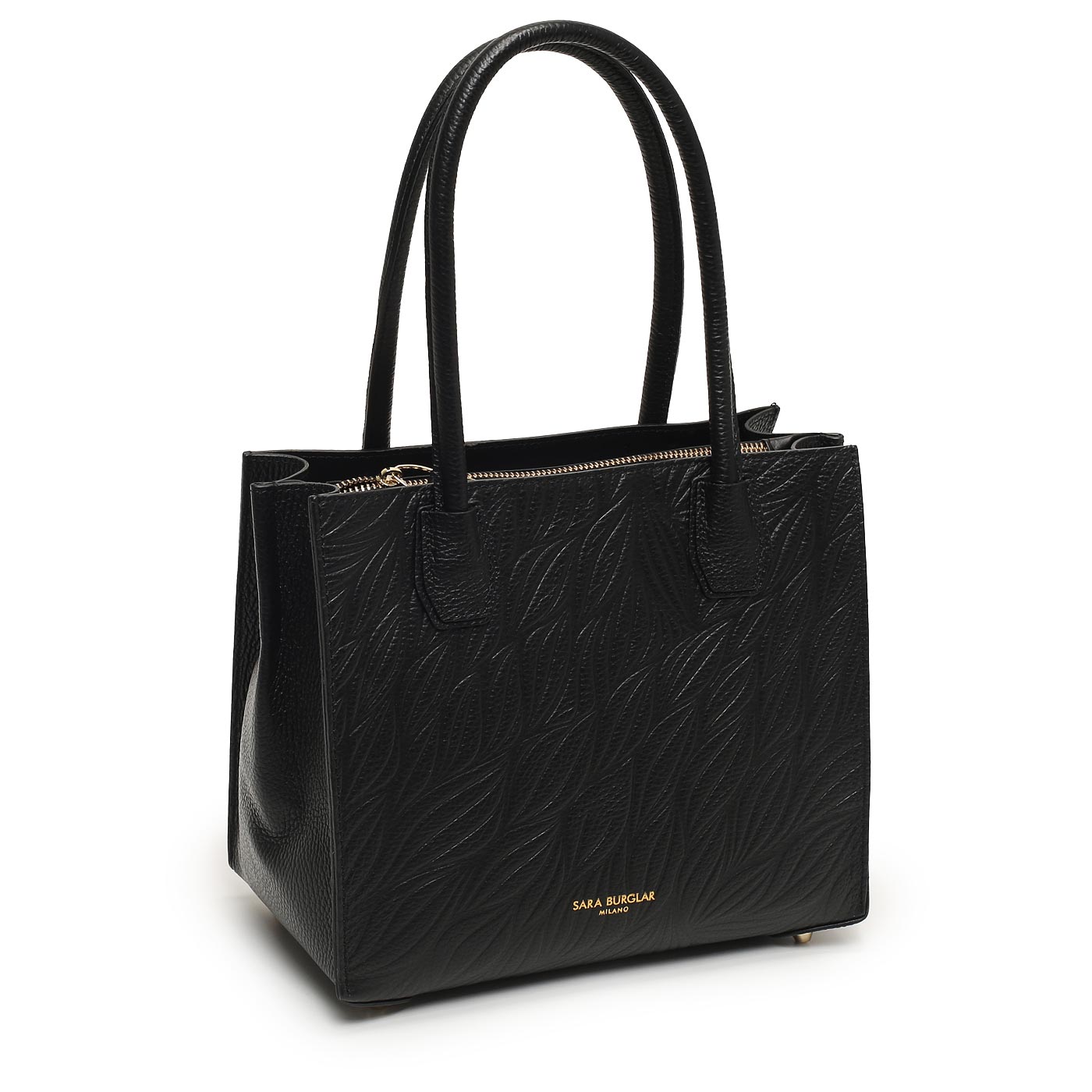 Кожаная сумка Sara Burglar Emma leaf