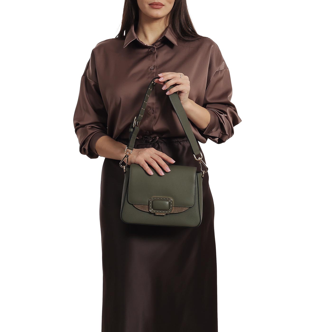 Кожаная сумка Cromia Grace