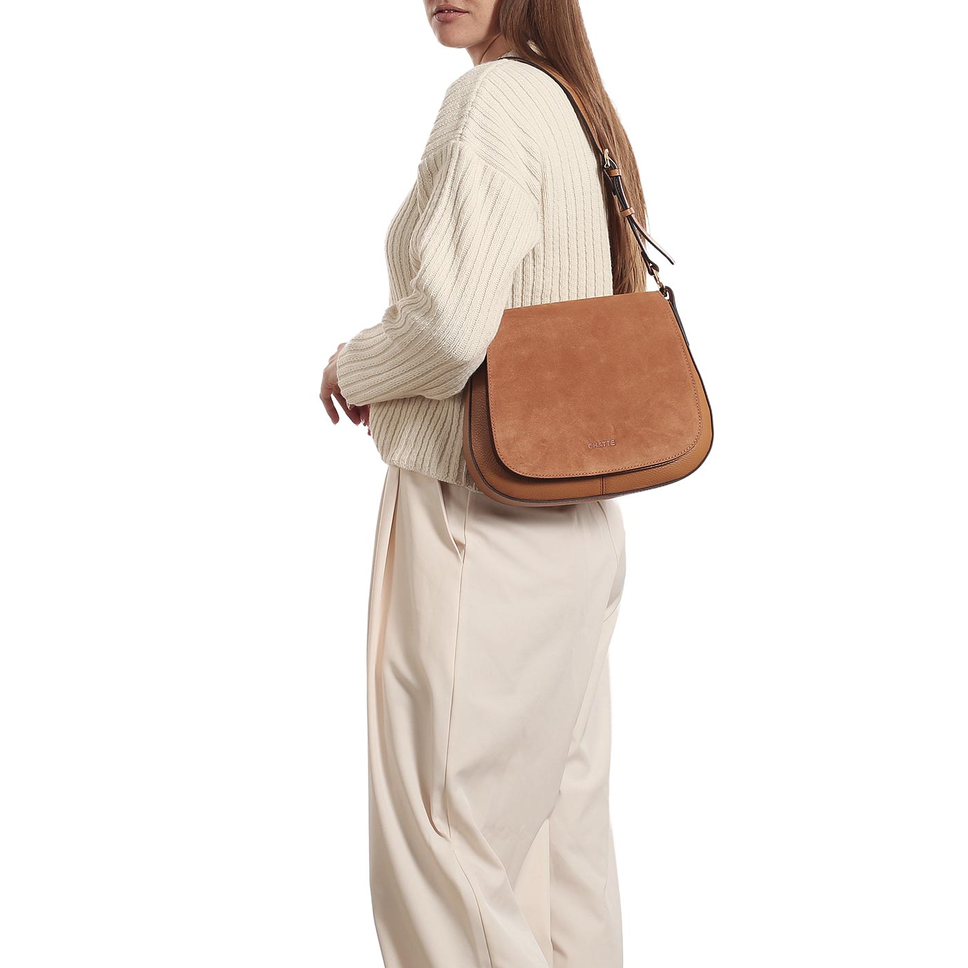 Кожаная сумка Chatte Marseille