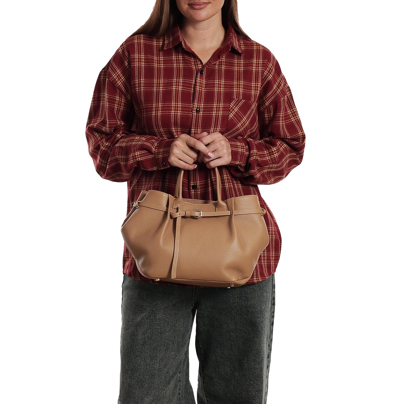 Кожаная сумка Christian Villa Peggy