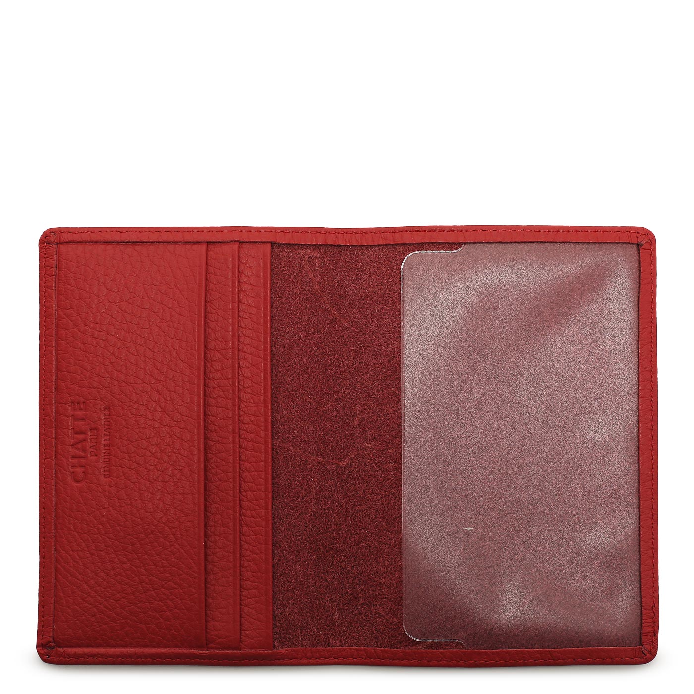 Кожаная обложка для паспорта Chatte Lion