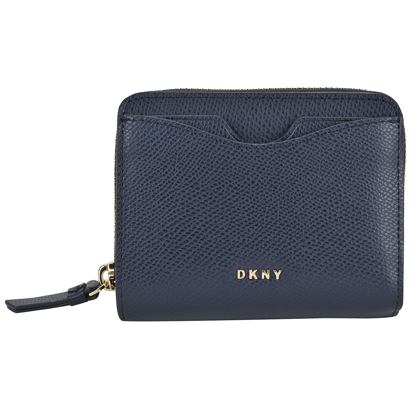 DKNY Компактное женское портмоне из зернистой матовой кожи