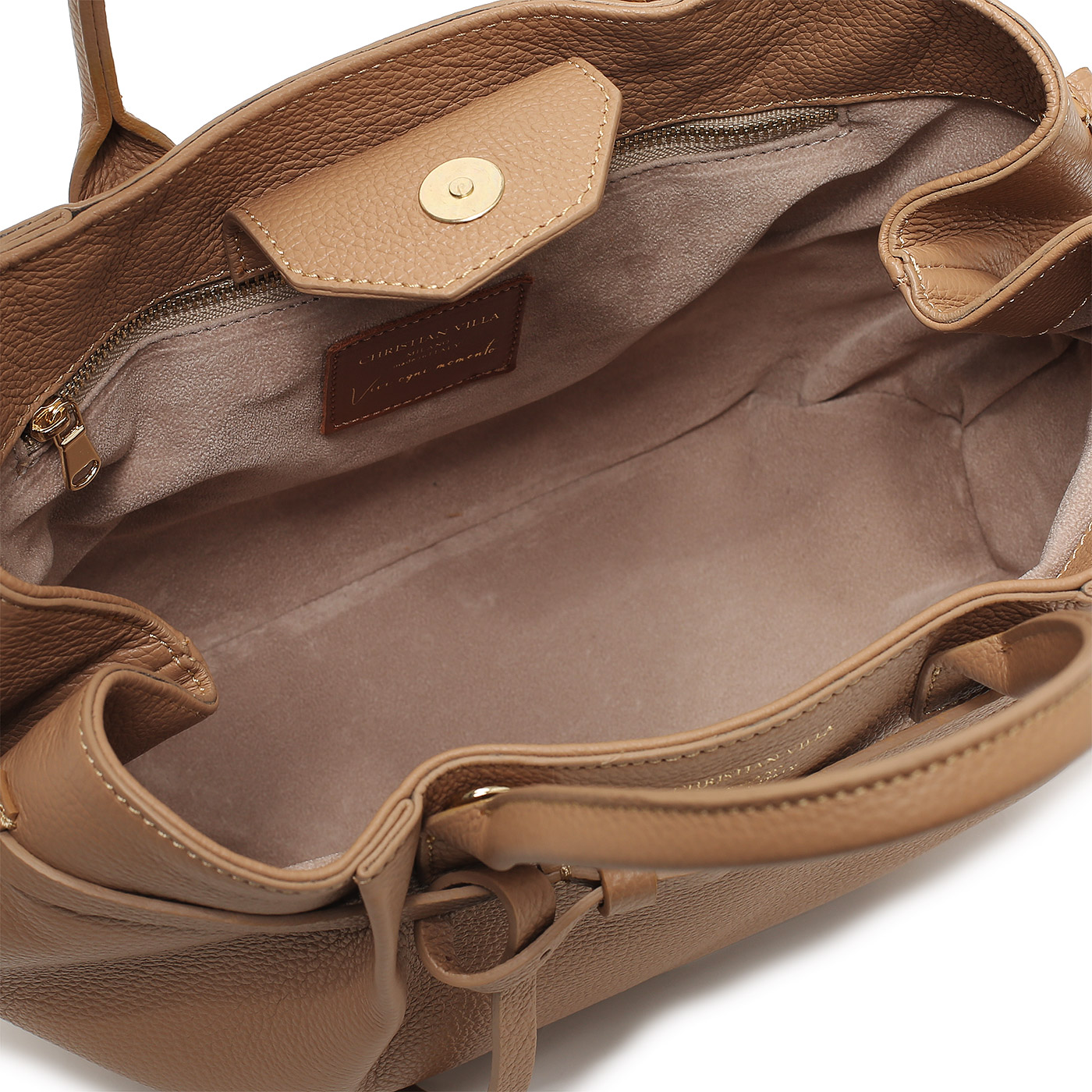 Кожаная сумка Christian Villa Peggy