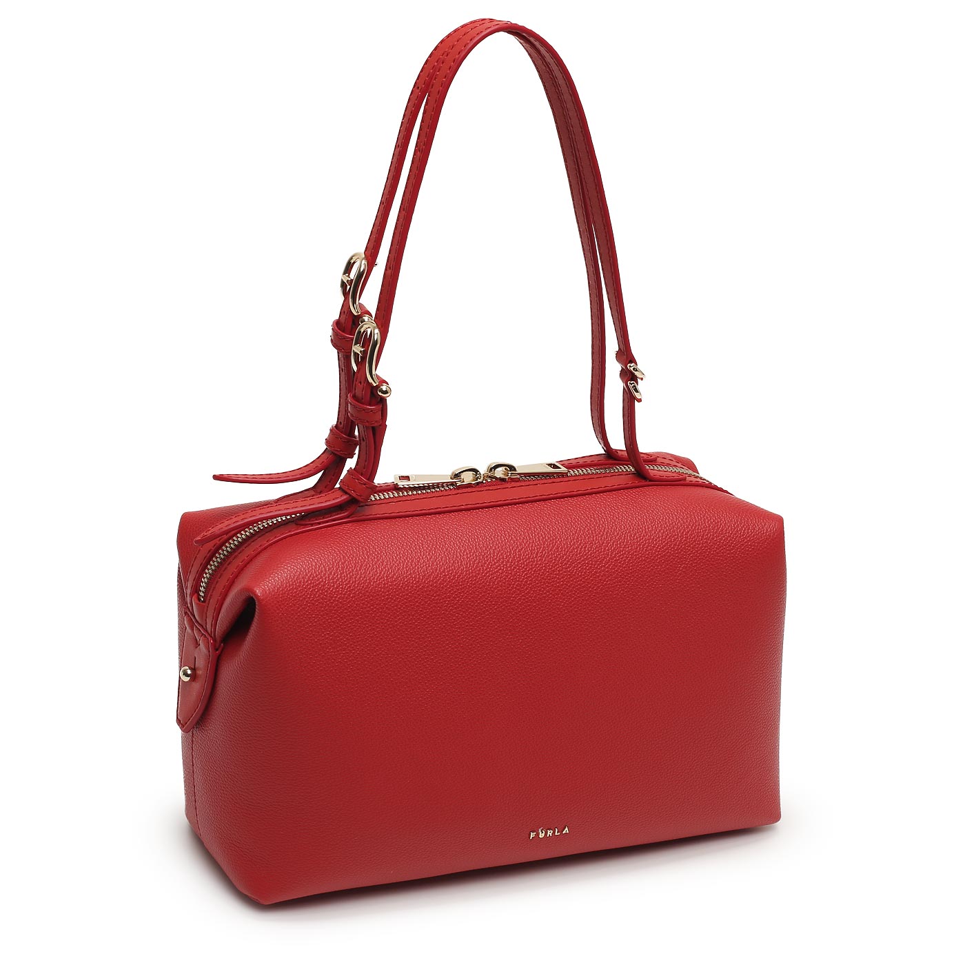 Кожаная сумка Furla Double