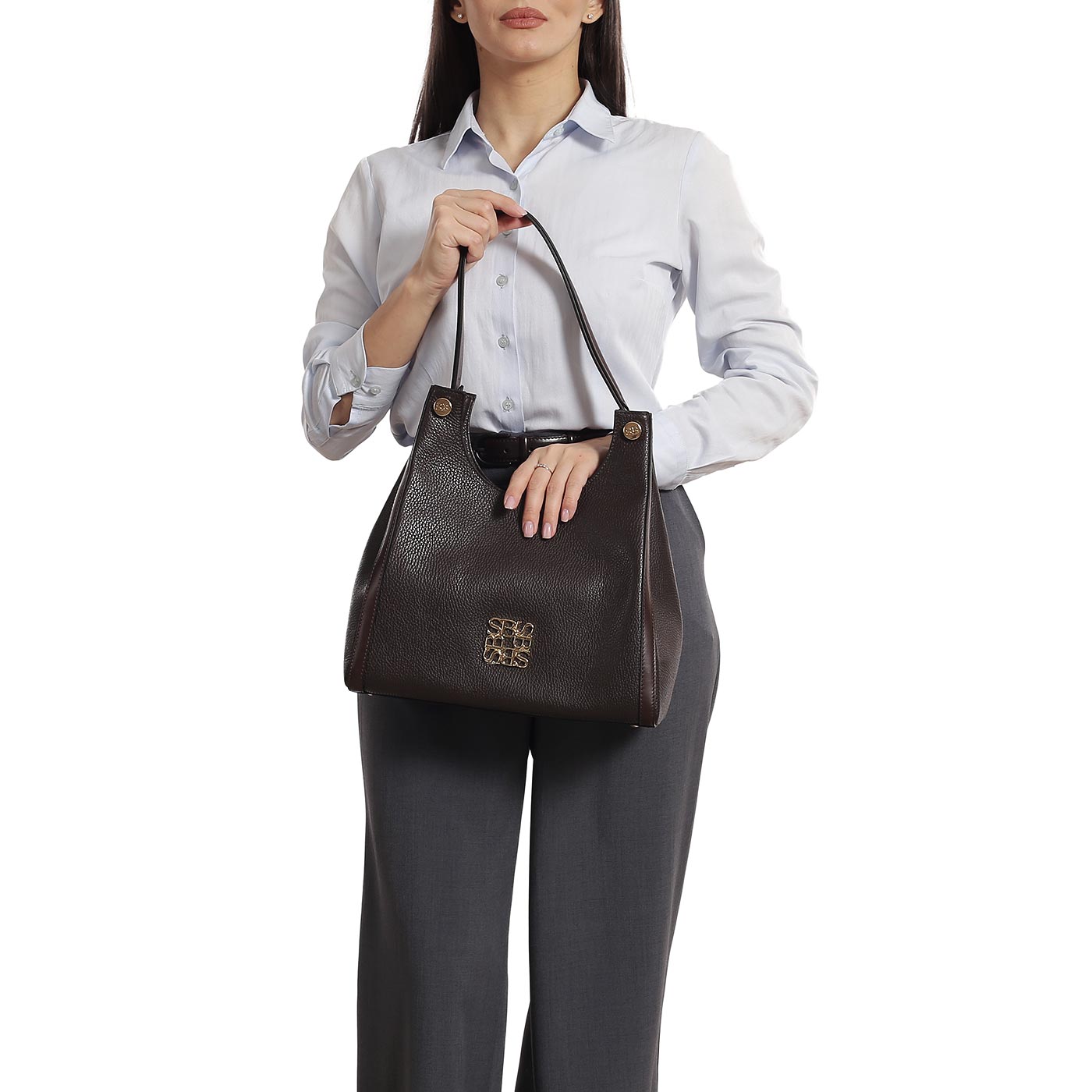 Кожаная сумка Sara Burglar Mariel Dollaro