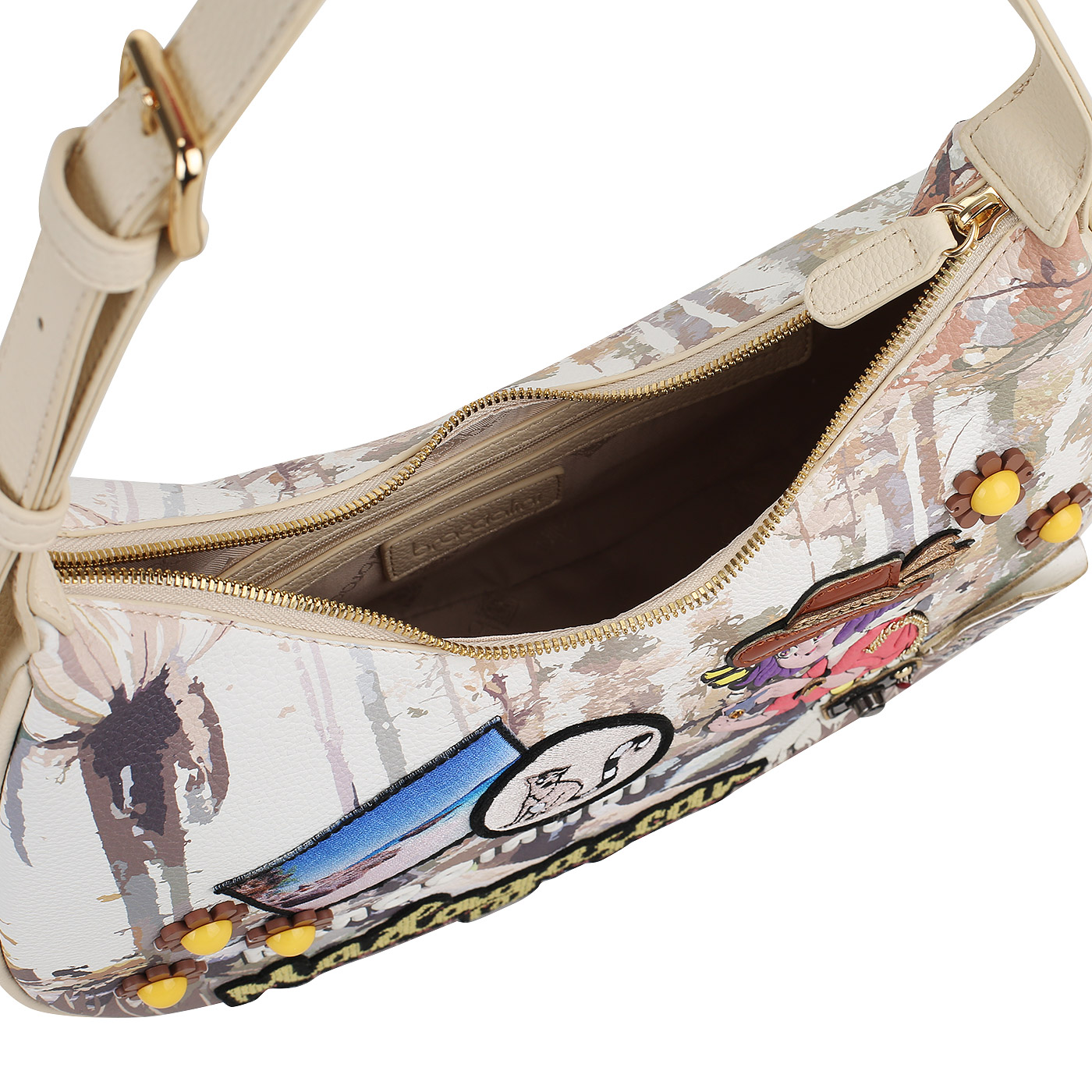 Сумка с регулируемой ручкой Braccialini Cartoline