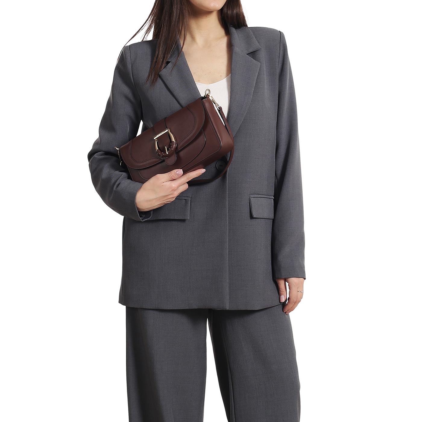 Кожаная сумка Cromia Kate