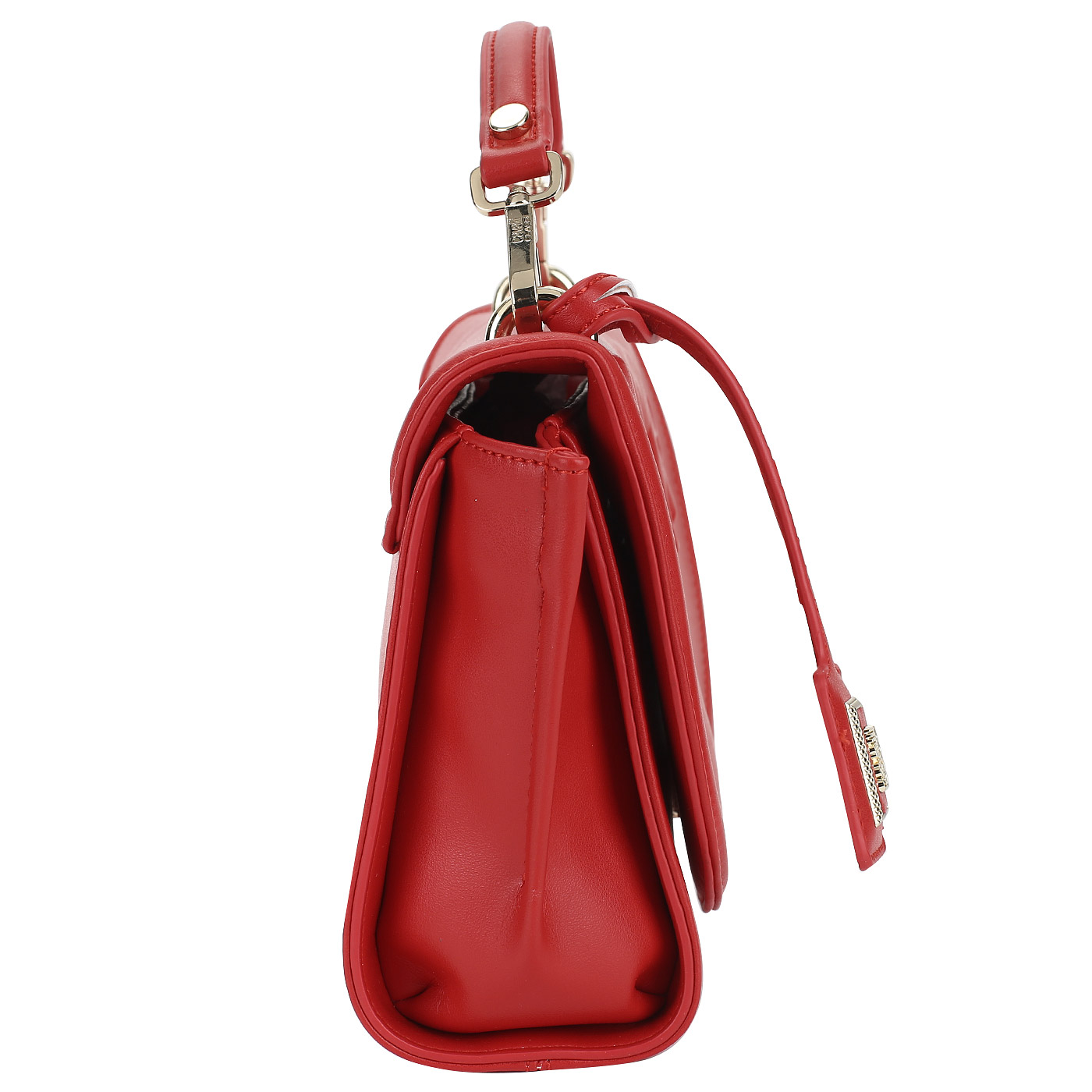 Красная сумочка с откидным клапаном Cavalli Class Fall snake 3D
