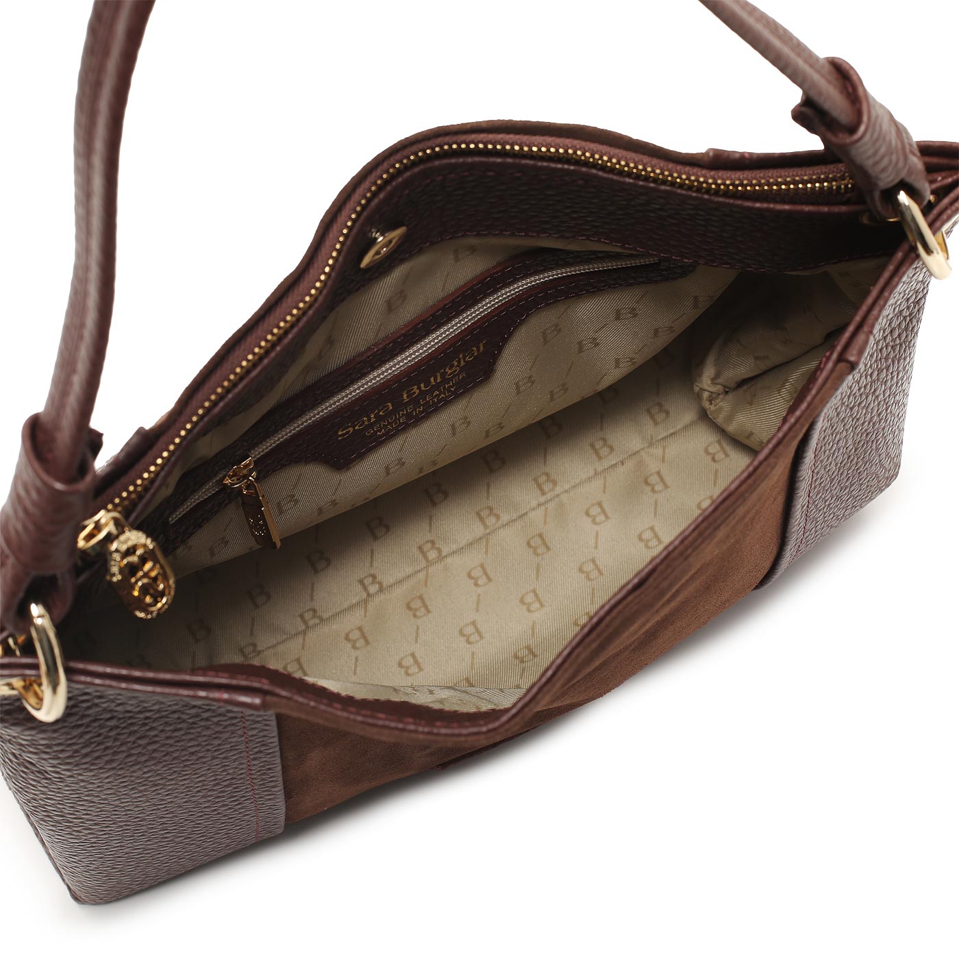 Кожаная сумка Sara Burglar Hellen Safari