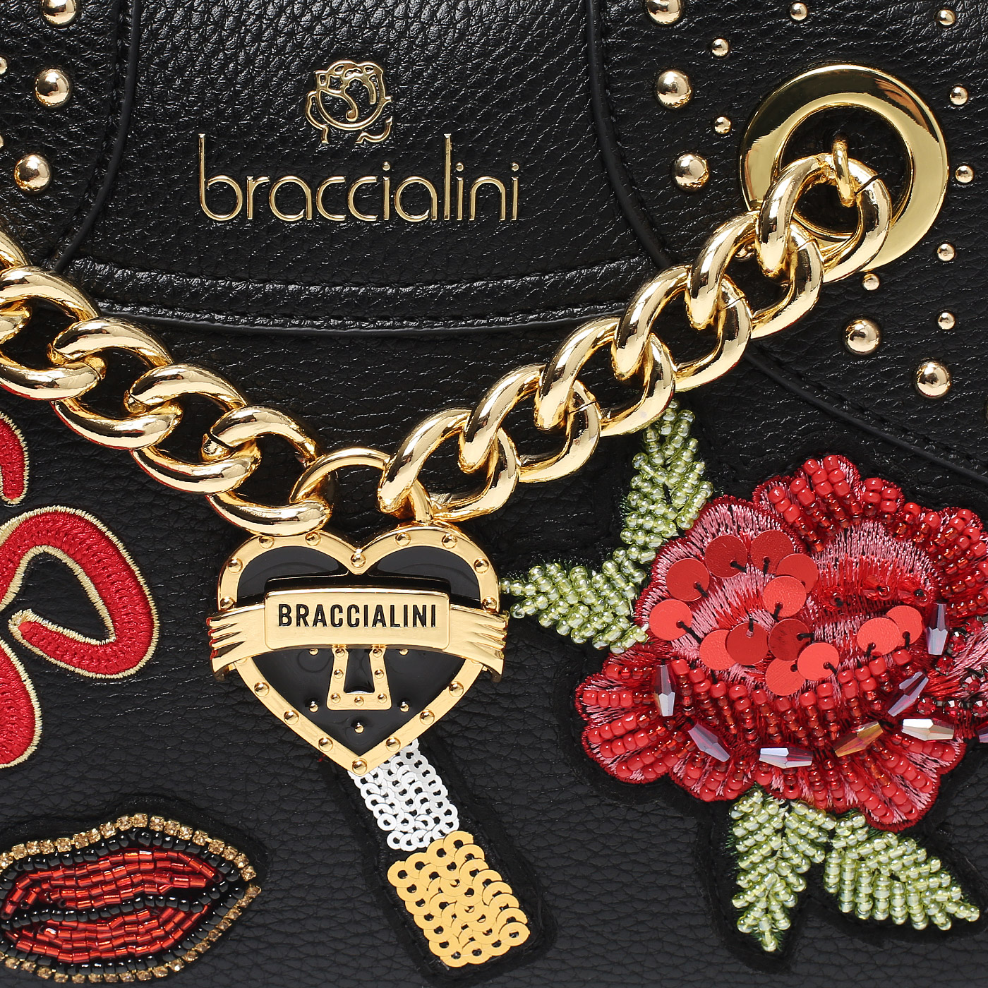 Сумка с двумя ручками Braccialini Rock