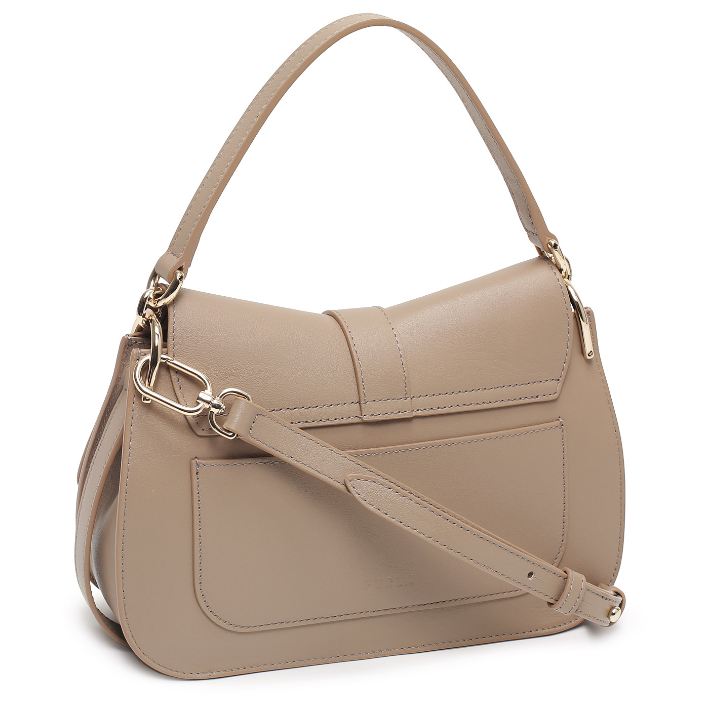 Кожаная сумка Furla Flow