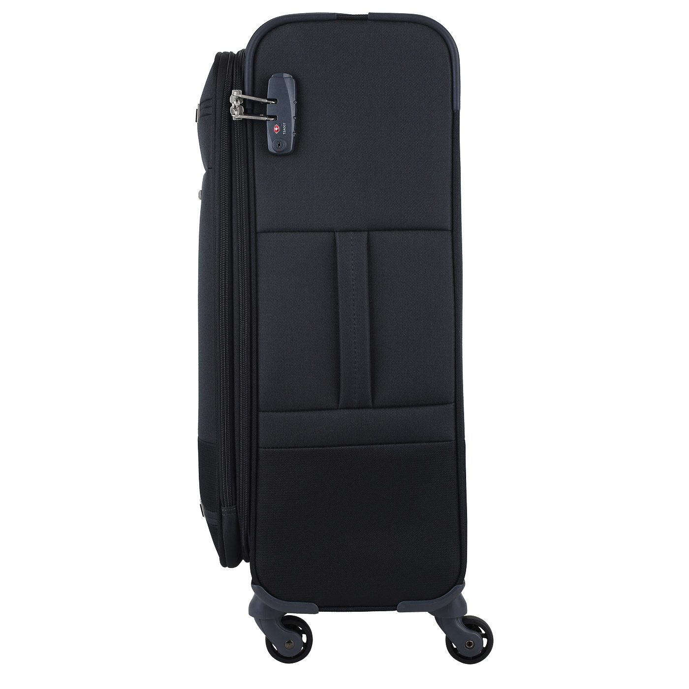 Черный чемодан среднего размера Samsonite Base Boost