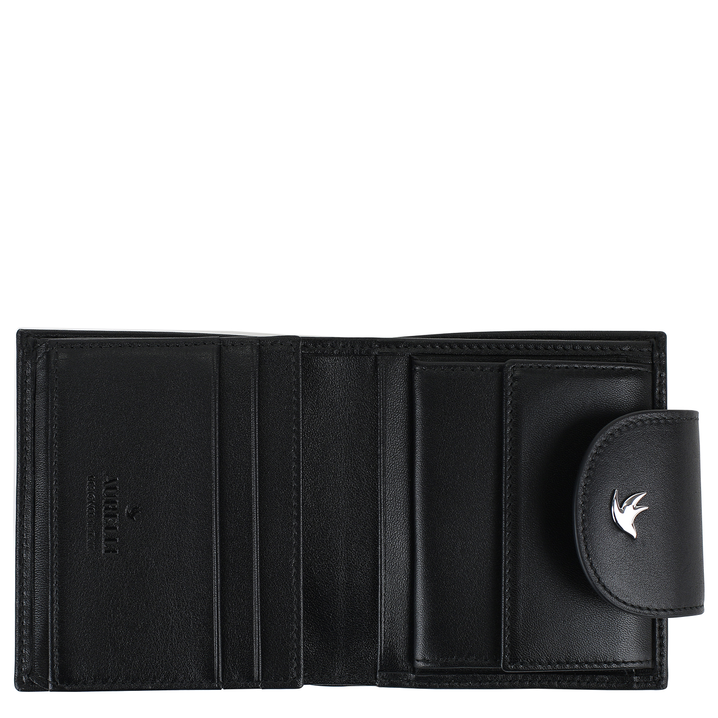 Кошелек складной на кнопке Aurelli Ocean