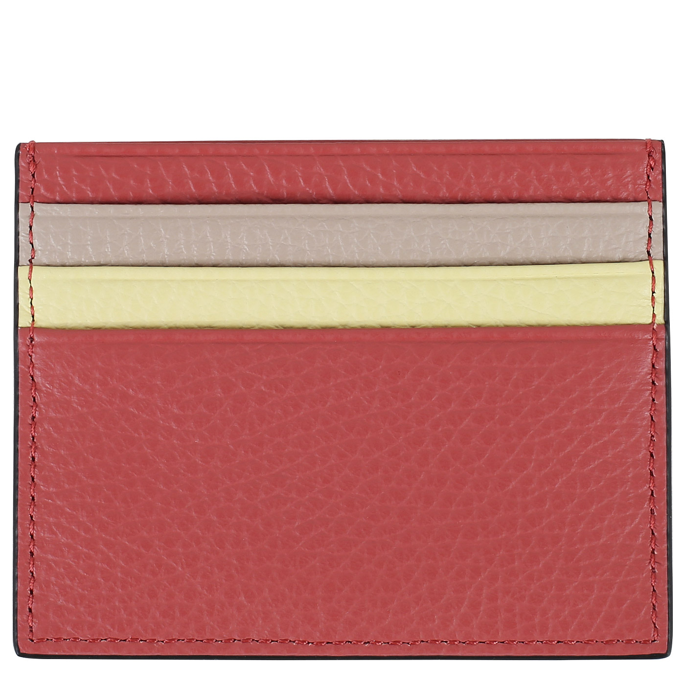 Кожаная визитница Coccinelle Metallic Tricolor