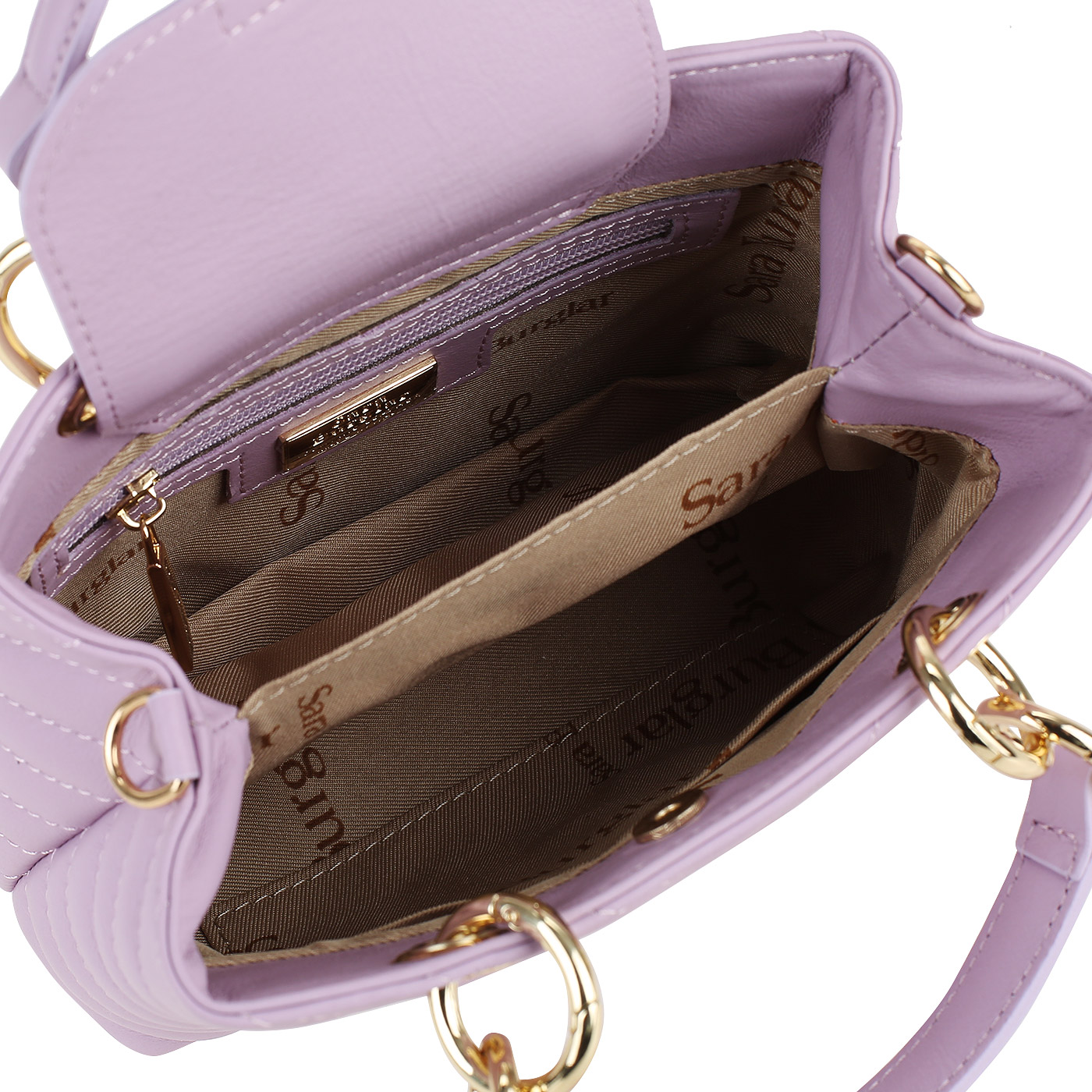 Кожаная сумка Sara Burglar Giola Trapunto