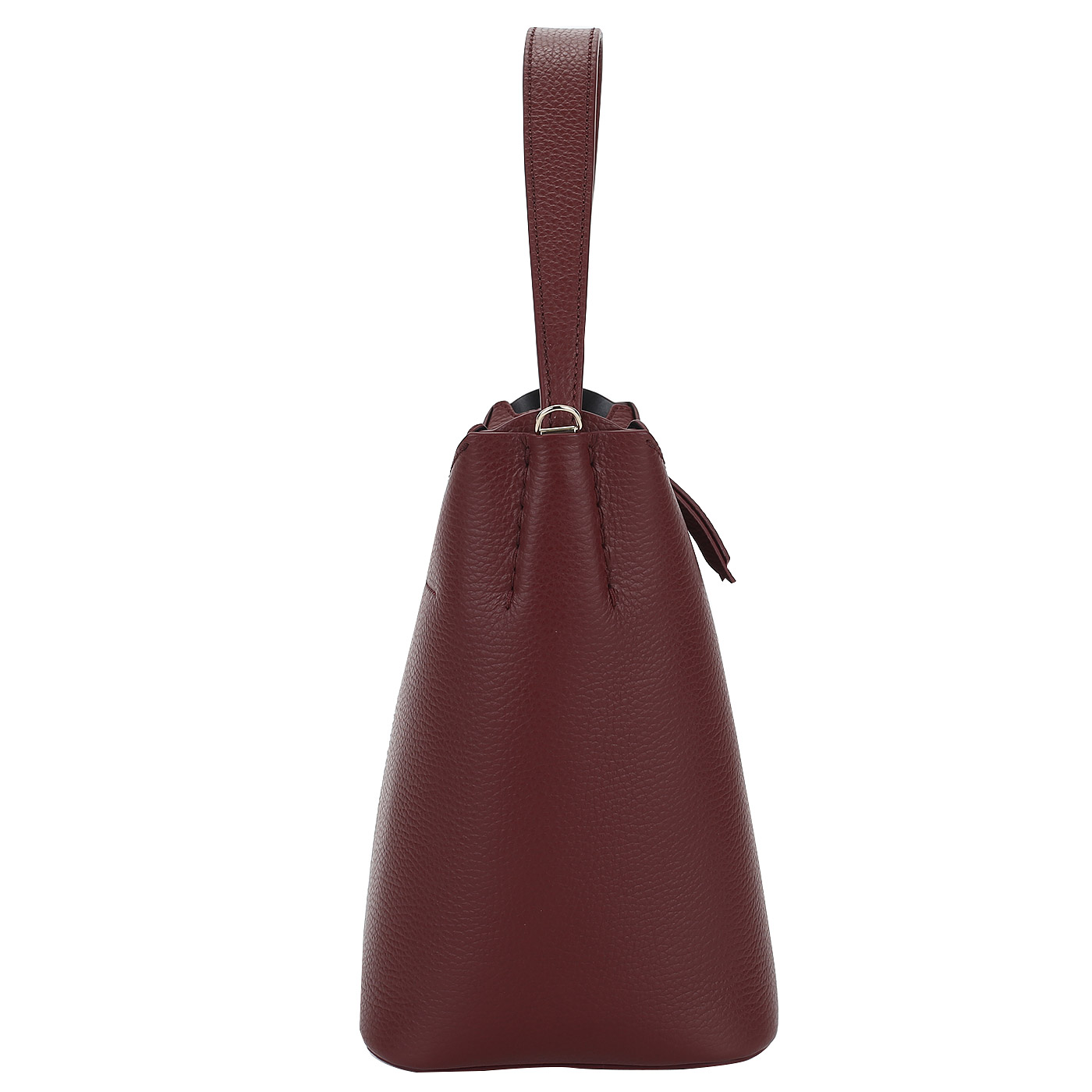 Бордовая сумочка из кожи Gironacci 