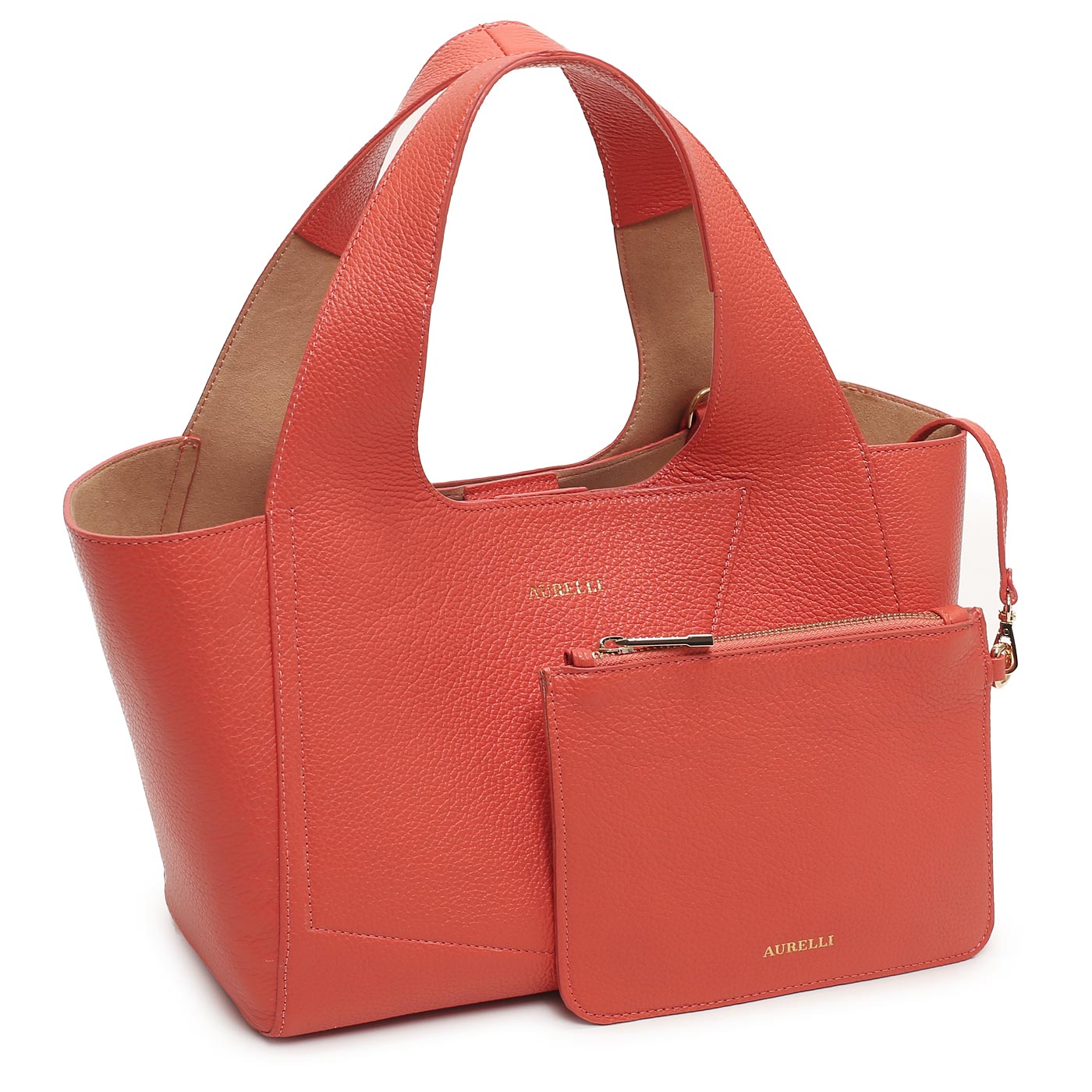 Кожаная сумка Aurelli Soft