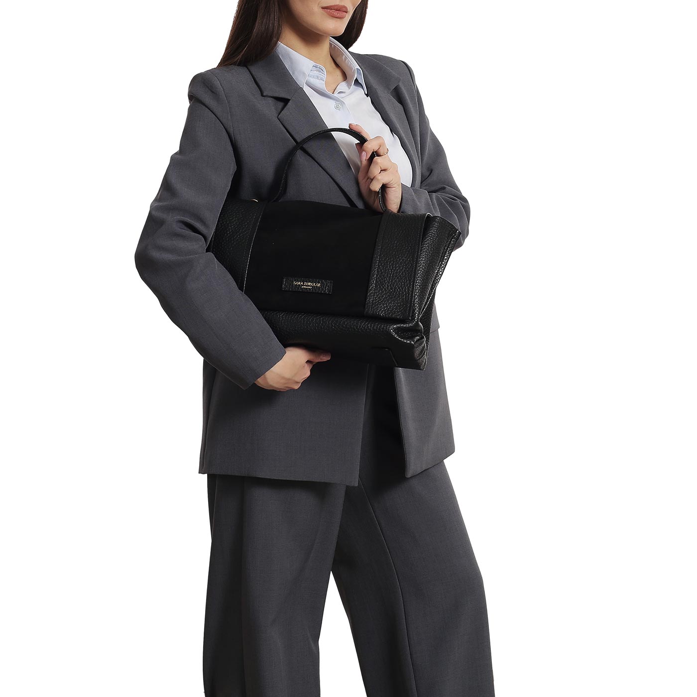 Кожаная сумка Sara Burglar Hellen Safari