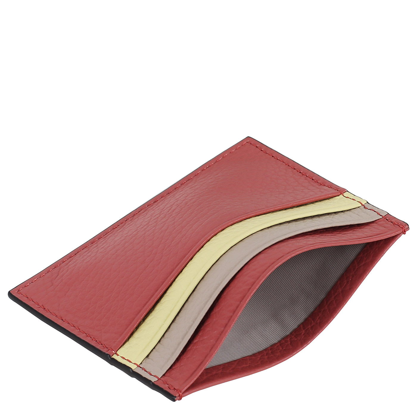 Кожаная визитница Coccinelle Metallic Tricolor