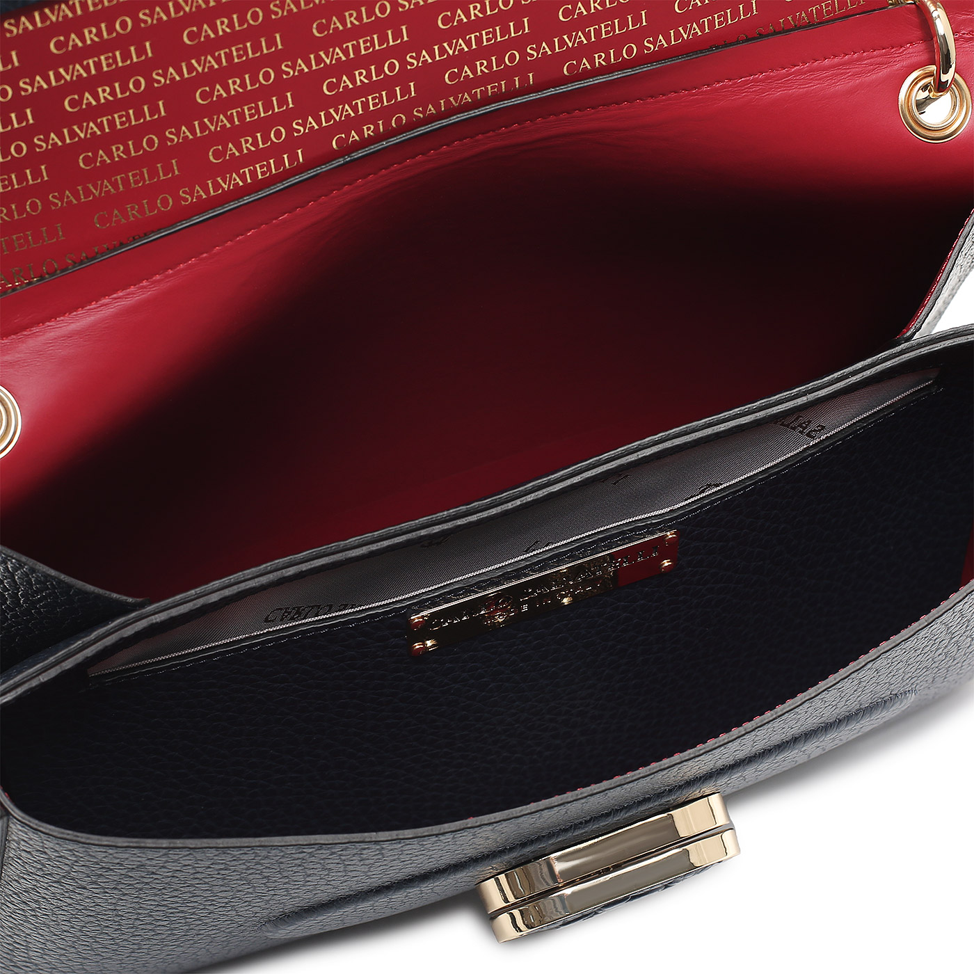 Кожаная сумка Carlo Salvatelli Madeleine cervino