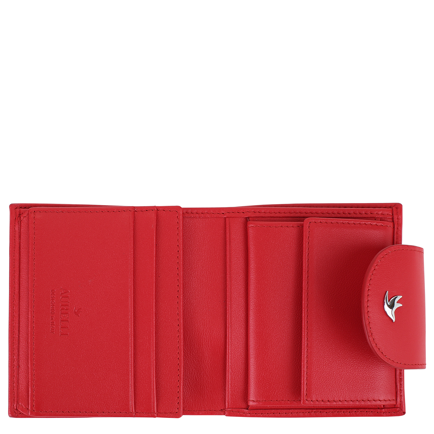 Кошелек складной на кнопке Aurelli Ocean