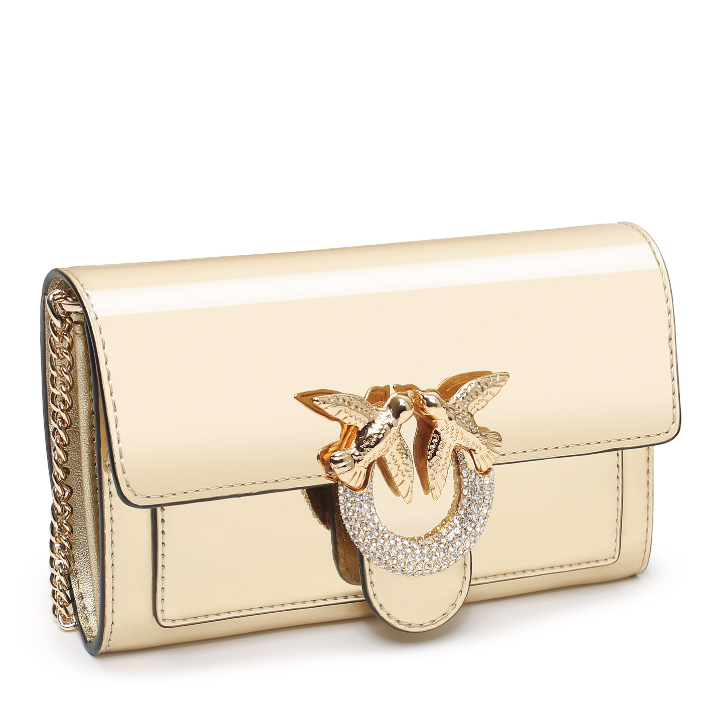 Сумка через плечо с цепочкой Pinko Love One